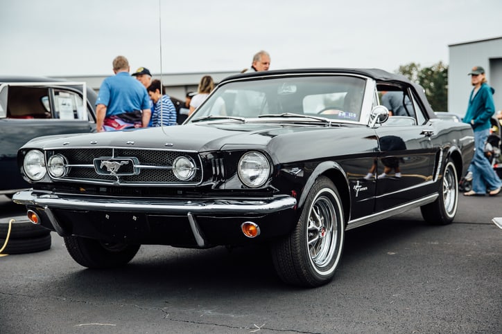 Ford Mustang on display at the 2015 Leesburg Air Show