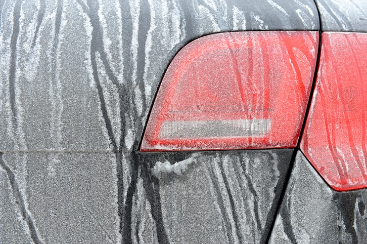 Salt on car