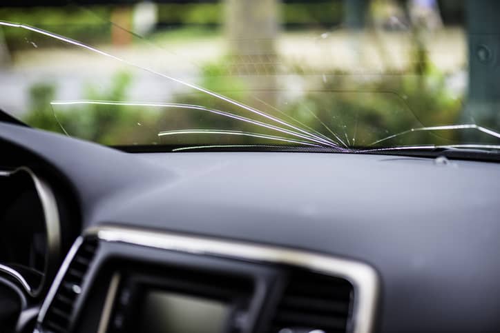 Damaged Windshield